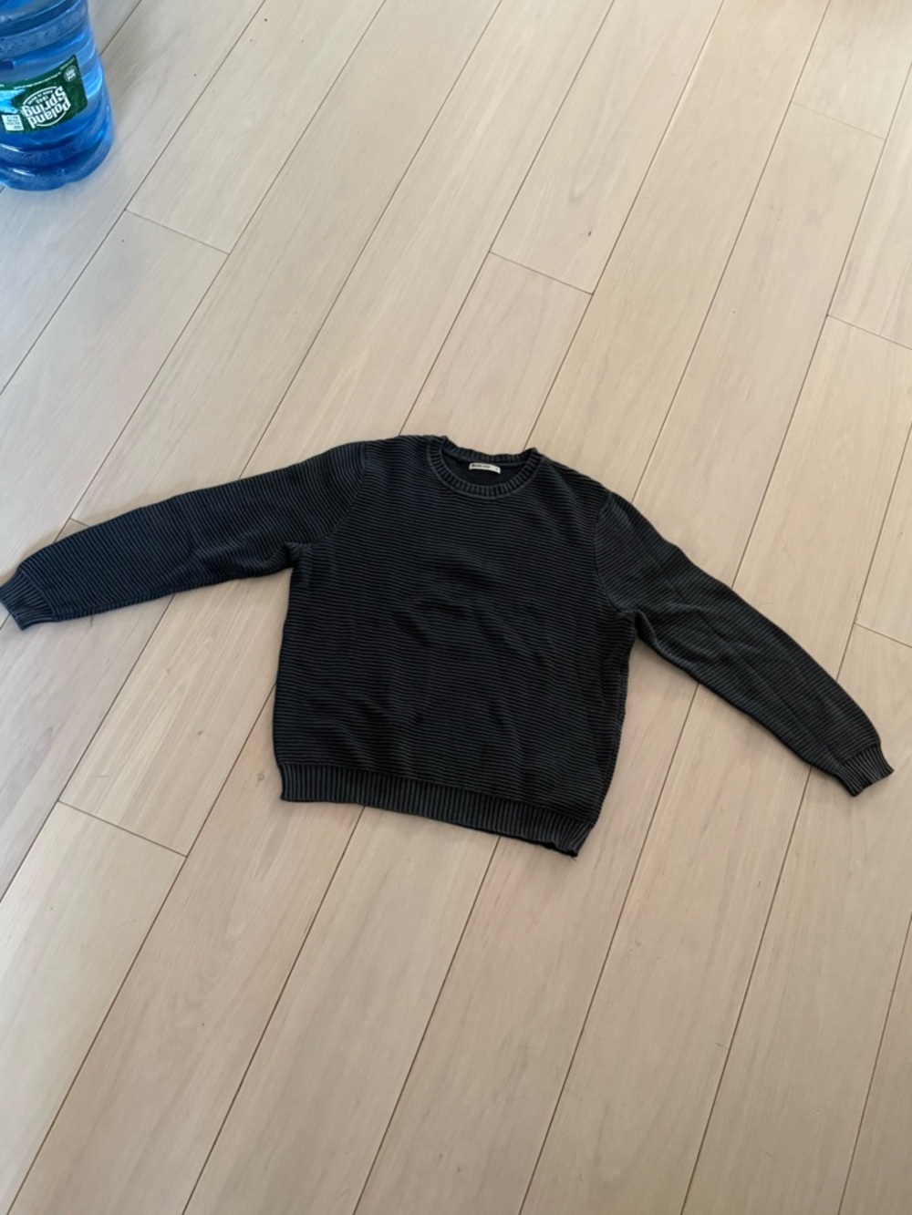 Marine Layer Men's Charcoal Crewneck Sweater